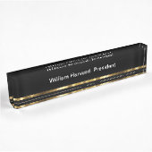 Classy Executive Company President Desk Plaque