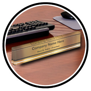 Classy Executive Desk Name Borden Naambordje