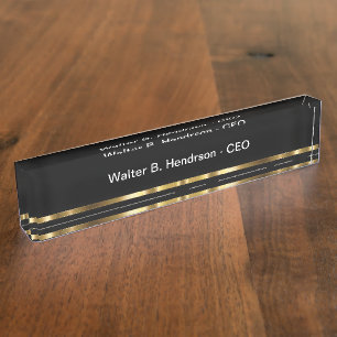 Classy Executive Desk Plaque New Naambordje