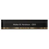 Classy Executive Desk Plaque Nieuw Naambordje (Voorkant)