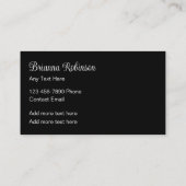 Classy Executive Monogram Visitekaartjes (Achterkant)