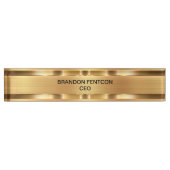 Classy Executive Nom Cadeau Plaque Monogramme (Devant)