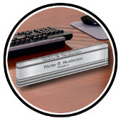 Classy Executive Nom du cadeau Plaque