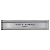 Classy Executive Nom du cadeau Plaque (Devant)