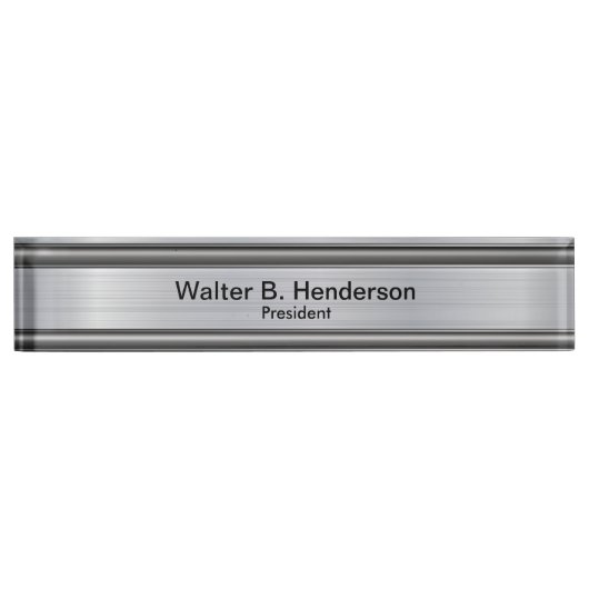 Classy Executive Nom du cadeau Plaque (Devant)