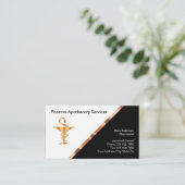 Classy Farmaceutische Apothecary Visitekaartjes (Staand voorkant)