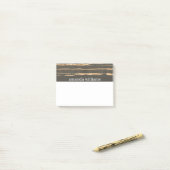 Classy Faux Gold Foil Professional Post-it® Notes (Op bureau)