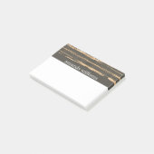 Classy Faux Gold Foil Professional Post-it® Notes (Schuin)
