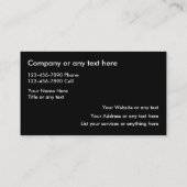 Classy Fitness Personal Trainer Visitekaartjes (Achterkant)