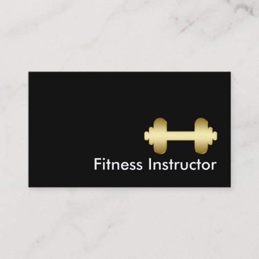 Classy Fitness Personal Trainer Visitekaartjes (Voorkant)