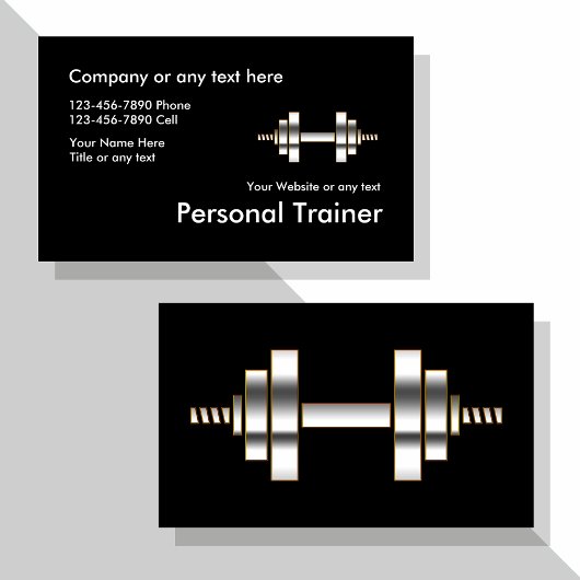 Classy Fitness Personal Trainer Visitekaartjes