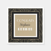 Classy Flair! Pensioenfeestservetten Servet (Voorkant)