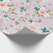 Classy Floral Pattern Cadeaupapier (Hoek)