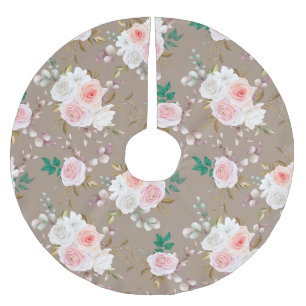 Classy Floral Pattern Kerstboom Rok