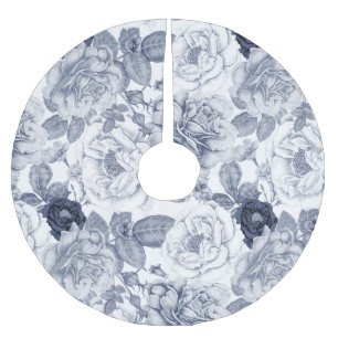 Classy Floral Pattern Kerstboom Rok