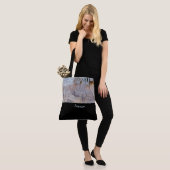 Classy Frosted Monogrammed Canvas tas (Op model)