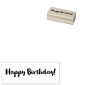 Classy Gelukkige Verjaardag! Rubberstempel (Gestempeld)