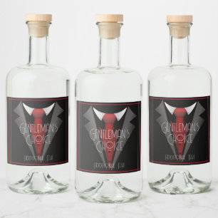 Classy Gentleman Red Stropdas Likeurfles Etiket