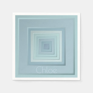 Classy geometrische vierkanten servet