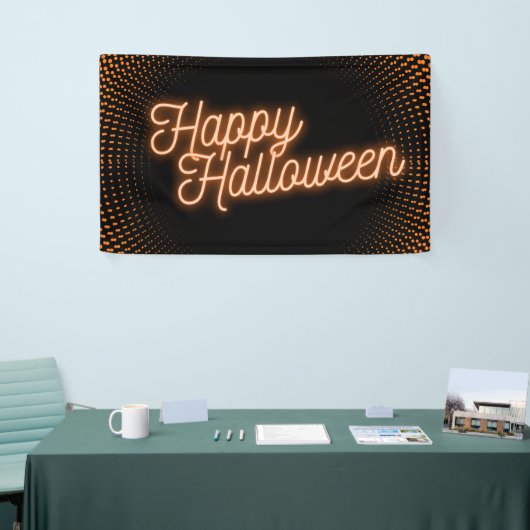 Classy Ggloing Happy Halloween Spandoek (Beurs)