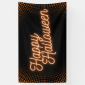 Classy Ggloing Happy Halloween Spandoek (Verticaal)