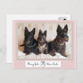 Classy Girls Draag het Briefkaart Pearls (Voorkant / Achterkant)