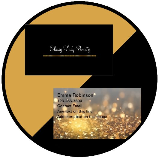 Classy Glitzy Beauty Cartes de visite