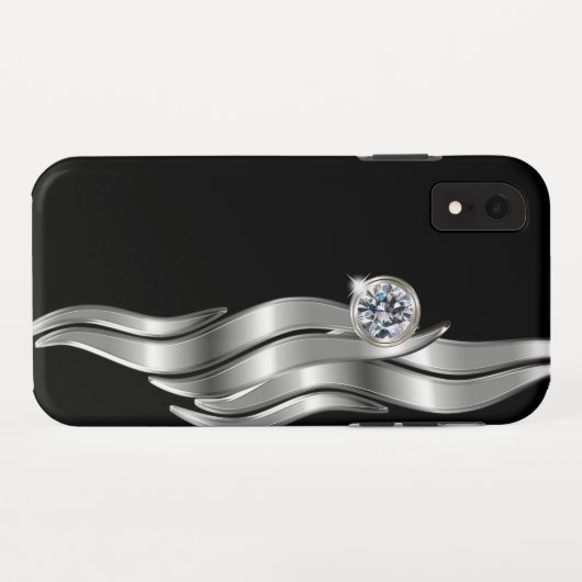 Classy Glitzy Bling Jewel Style Case-Mate iPhone Case (Achterkant (horizontaal))