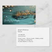 Classy Glitzy Jewelry Designer Visitekaartje (Voorkant / Achterkant)