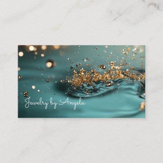 Classy Glitzy Jewelry Designer Visitekaartje (Voorkant)