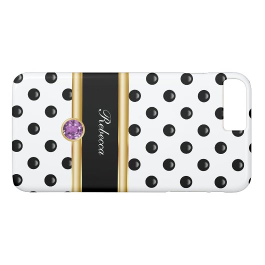 Classy Glitzy Rhinestone Jewel Case-Mate iPhone Case (Achterkant (Horizontaal))