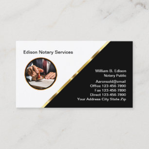 Classy Glossy Notary openbaar Visitekaartje