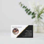 Classy Glossy Notary openbaar Visitekaartje (Staand voorkant)