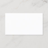 Classy Gold Black en White Medische facturering Co Visitekaartje (Achterkant)