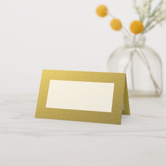 Classy Gold Border Gouden Jubileum Blank (Achterkant)