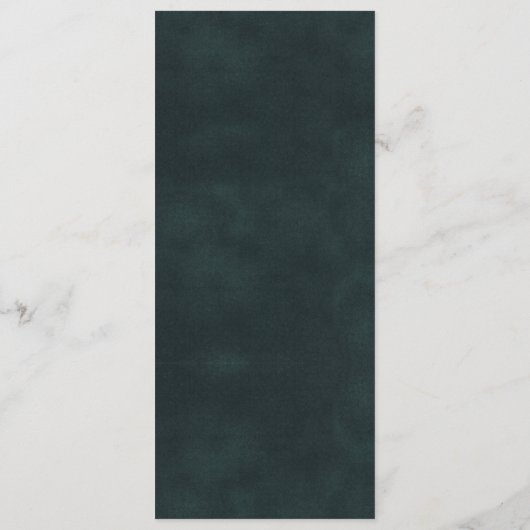 CLASSY GOLD EMERALD GREEN LOTUS FLORAL WEDING MENU (Achterkant)