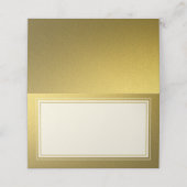 Classy Gold Glitter Border Jubileum Blank (Buitenkant ongevouwen)