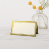 Classy Gold Glitter Border Jubileum Blank (Voorkant)