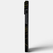 Classy Gold Lines Case-Mate iPhone Case (Achterkant / Links)