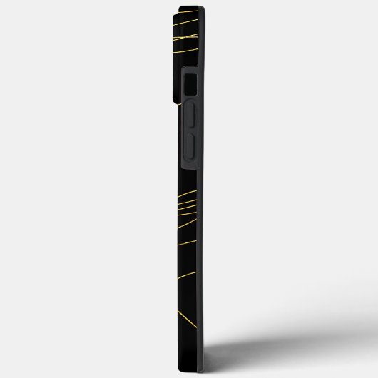 Classy Gold Lines Case-Mate iPhone Case (Achterkant / Links)