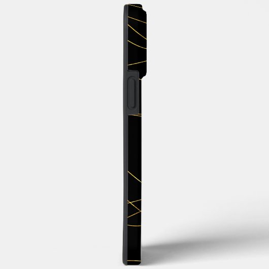 Classy Gold Lines Case-Mate iPhone Case (Achterkant / Rechts)