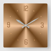 Classy Gold met grote cijfers> Minimale klokken (Voorkant)