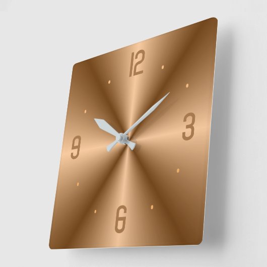 Classy Gold met grote cijfers> Minimale klokken (Hoek)