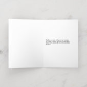 Classy Gold Tone Budget Business Merci Cartes (Couchage intérieur)