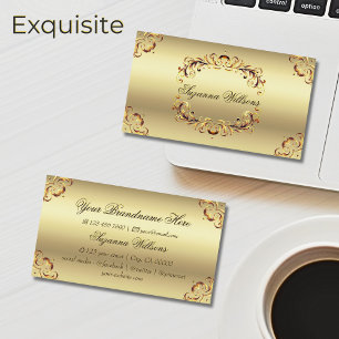 Classy Golden Decor weelderig en luxe Visitekaartje