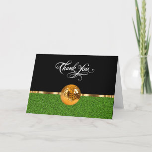 Classy Golf Ball Theme Zakelijke bedankkaarten Bedankkaart