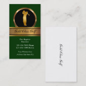 Classy Golf Cartes de visite (Devant / Derrière)