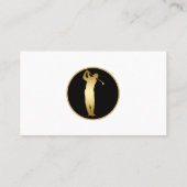 Classy Golf Cartes de visite (Dos)