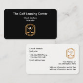 Classy Golf Theme Visitekaartje (Voorkant / Achterkant)