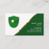 Classy Golf Training Carte de visite Design Modèle (Devant)